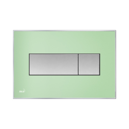 Кнопка управления AlcaPlast с вкладышем зеленая M1372 интернет магазин сантехники BATHPOINT